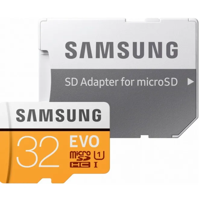 Карта пам'яті. microSDHC Samsung+ adapter 32b class10