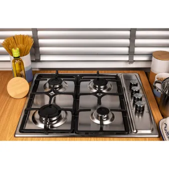 Варильна поверхня GPG 261 X газ нерж чавун (GRUNHELM)