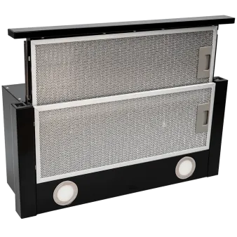 Витяжка GVT 114 B телескоп. чорна Grunhelm