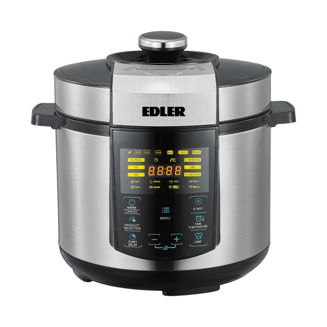 Мультиварка скороварка EDLER ED-PC2007 5л 900 Вт 