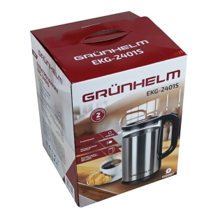 Електрочайник скло/нерж Grunhelm EKG-2401S 1,8л. 1500 Вт