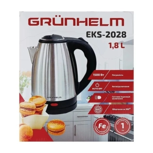 Електрочайник Grunhelm EKS-2028 1,8л (метал)