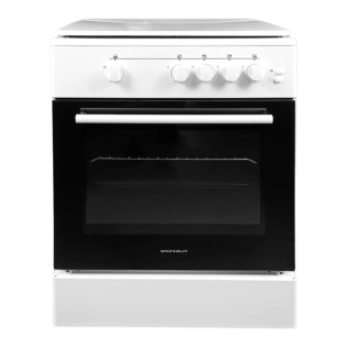 Плита газова Grunhelm G4FM6611W 60см біла