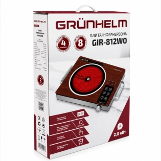 Плита інфрачервона Grunhelm GIR-812WO