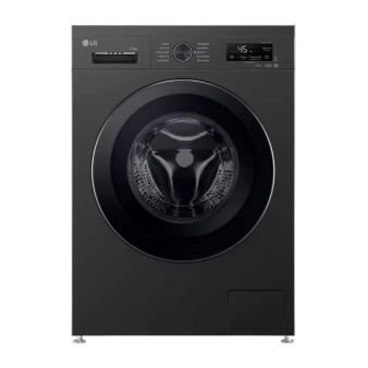 Пральна машина LG F2Y2WS6JE 6,5кг/1200об./Функція пари/Антрацит/Чорний люк