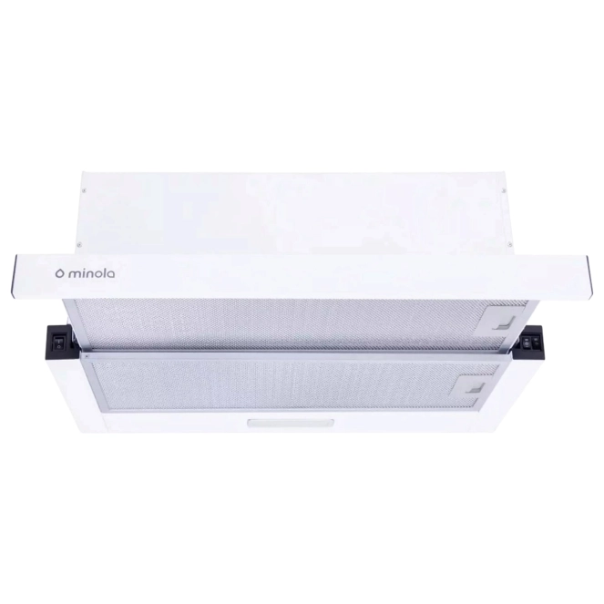 Витяжка Minola HTL 6714 WH 1100 LED біла телескопічна