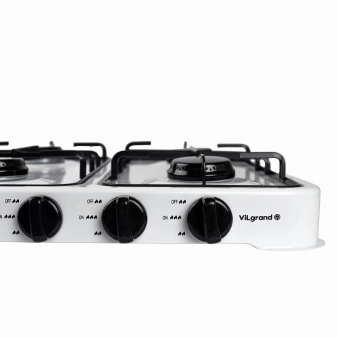 Плита газова настільна VILgrand VGP-4042 WHITE (4 камфор.)