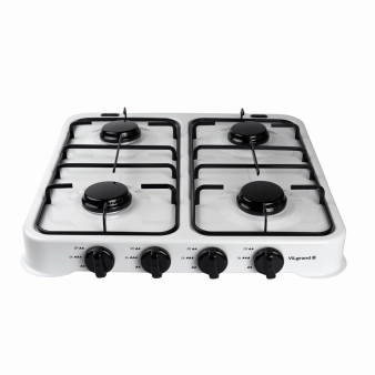 Плита газова настільна VILgrand VGP-4042 WHITE (4 камфор.)