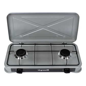 Плита газ настільна VILgrand VGP-2021 Grey (2 камфор.)
